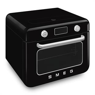 SMEG COF01BLEU RETRO SİYAH BUHARLI TEZGAHÜSTÜ FIRIN