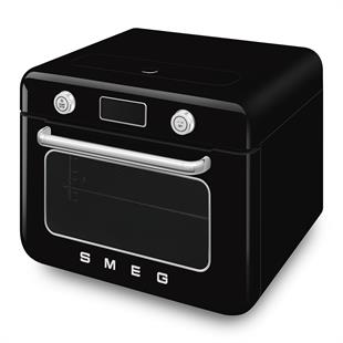 SMEG COF01BLEU RETRO SİYAH BUHARLI TEZGAHÜSTÜ FIRIN