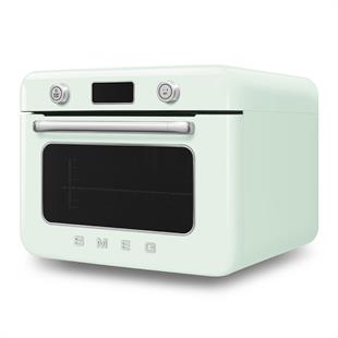 SMEG COF01PGEU RETRO PASTEL YEŞİL BUHARLI TEZGAHÜSTÜ FIRIN