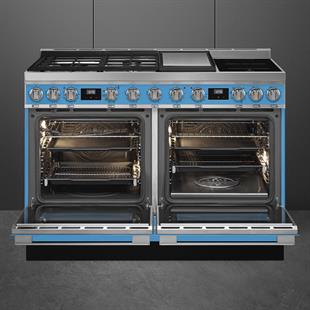 SMEG CPF120IGMPT PORTOFİNO TURKUAZ PİROLİTİK KUZİNE FIRIN