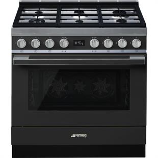 SMEG CPF9GPAN PORTOFİNO PİROLİTİK ANTRASİT KUZİNE FIRIN