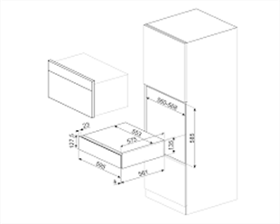 SMEG CPV315X KLASİK ÇELİK VAKUM ÇEKMECESİ