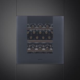 SMEG CVI129G LİNEA NEPTUNE GREY ANKASTRE ŞARAP DOLABI