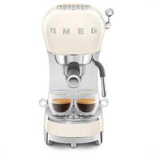 SMEG ECF02CREU RETRO KREM ESPRESSO MAKİNESİ