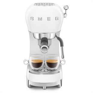 SMEG ECF02WHEU RETRO BEYAZ ESPRESSO MAKİNESİ