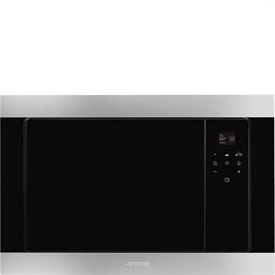 SMEG FMI320X2 KLASİK ÇELİK MİKRODALGA