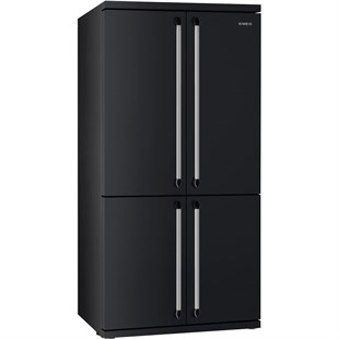 SMEG FQ960BL5 VICTORIA SİYAH / GÜMÜŞ ESTETİK BUZDOLABI