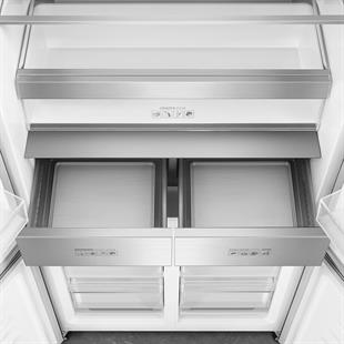 SMEG FQI60KD SATİNE SİYAH SOLO BUZDOLABI