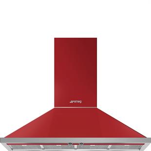 SMEG KPF12RD PORTOFİNO KIRMIZI DUVAR DAVLUMBAZI
