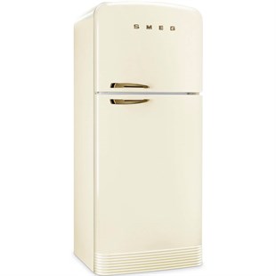 SMEG KREM RUSTİK ESTETİK BUZDOLABI FAB50RCRB5