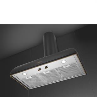 SMEG KS89AOE COLONİAL 90CM  ANTRASİT DUVAR DAVLUMBAZI