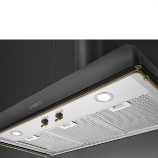 SMEG KS89AOE COLONİAL 90CM  ANTRASİT DUVAR DAVLUMBAZI