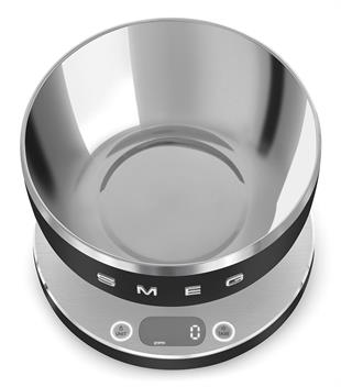Smeg KSC01BLMWW Mat Siyah Dijital Mutfak Tartısı 