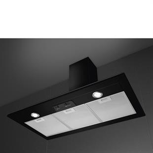 SMEG KSED95NEE COLONİAL 90CM SİYAH DUVAR DAVLUMBAZI