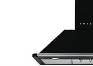 SMEG KT90BLE VICTORIA DUVAR SİYAH DAVLUMBAZ