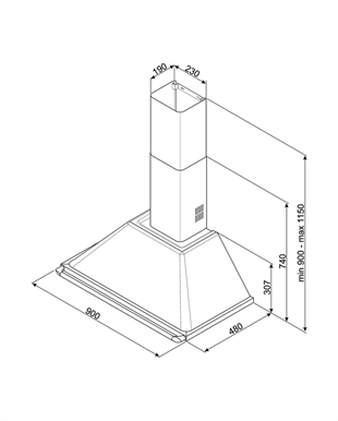 SMEG KT90P VICTORIA DUVAR KREM DAVLUMBAZ