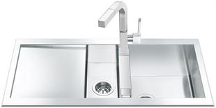 SMEG LQR100-2 LİNEA ÇELİK EVİYE