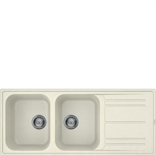SMEG LZ116P KREM 116CM GRANİT EVİYE