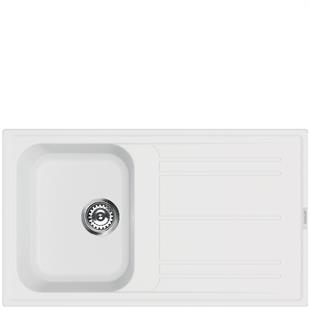 SMEG LZ861B BEYAZ 86CM GRANİT EVİYE