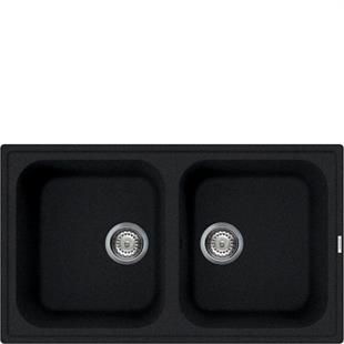 SMEG LZ862A ANTRASİT 86CM GRANİT EVİYE