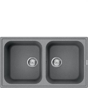 SMEG LZ862CT ÇİMENTO 86CM GRANİT EVİYE