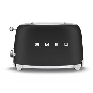 SMEG MAT SİYAH EKMEK KIZARTMA MAKİNESİ TSF01BLMEU