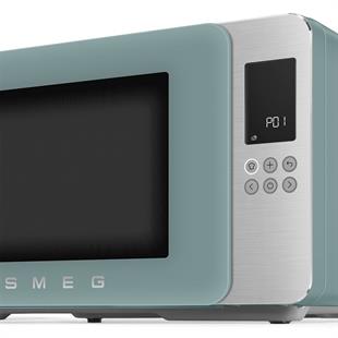 SMEG MOC01EGMEU RETRO ZÜMRÜT YEŞİLİ TEGZAHÜSTÜ IZGARALI MİKRODALGA