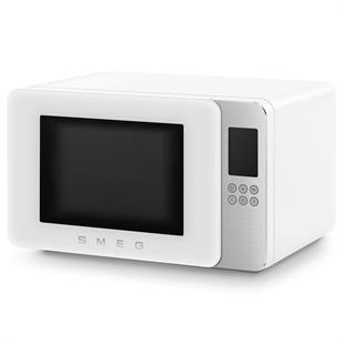 SMEG MOC01WHMEU RETRO BEYAZ TEGZAHÜSTÜ IZGARALI MİKRODALGA