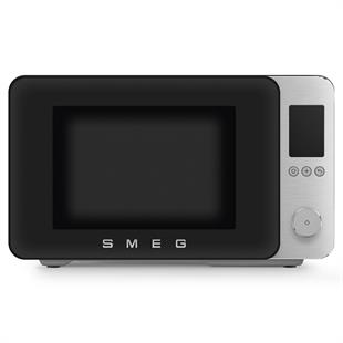 SMEG MOC02BLMEU RETRO SİYAH TEGZAHÜSTÜ KOMBİ MİKRODALGA