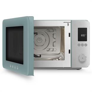SMEG MOC02EGMEU RETRO SİYAH TEGZAHÜSTÜ KOMBİ MİKRODALGA