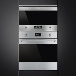 SMEG MP322X1 KLASİK ÇELİK MİKRODALGA