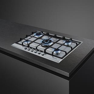 SMEG P272XGH KLASİK ÇELİK GAZLI OCAK