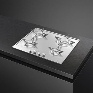 SMEG P64ES PİANO DESİGN ÇELİK GAZLI OCAK