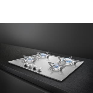 SMEG P64ES PİANO DESİGN ÇELİK GAZLI OCAK