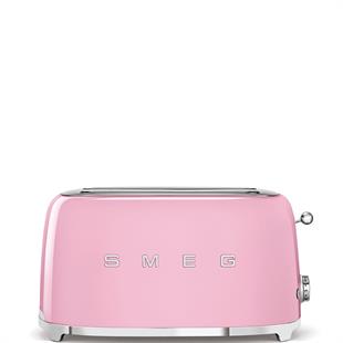 SMEG 4 DİLİMLİ PEMBE EKMEK KIZARTMA MAKİNESİ TSF02PKEU