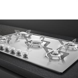 SMEG PV705ES PİANO DESİGN ÇELİK GAZLI OCAK