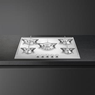 SMEG PV705ES PİANO DESİGN ÇELİK GAZLI OCAK