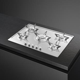 SMEG PV705ES PİANO DESİGN ÇELİK GAZLI OCAK