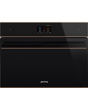 SMEG SBC4604WNR DOLCE STİL NOVO SİYAH CAM BAKIR ESTETİK BLAST CHİLLER
