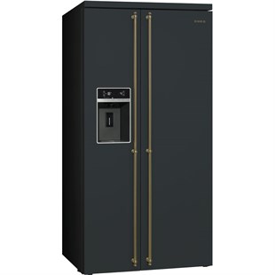 SMEG SBS8004AO ANTRASİT ( RUSTİK ESTETİK ) BUZDOLABI