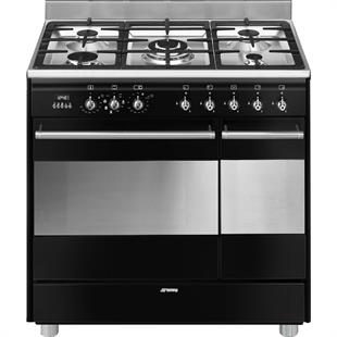 SMEG SCB92MN8 KLASİK SİYAH KUZİNE FIRIN