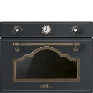 SMEG MP722AO CORTINA ANTRASİT (RUSTİK ESTETİK) MİKRODALGA 