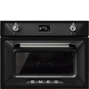 SMEG SO4902M1N VICTORIA SİYAH KOMBİ MİKRODALGA FIRIN