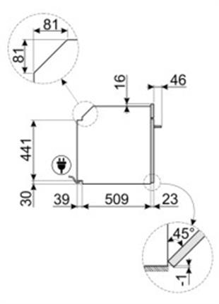SMEG SF6101TVNO LİNEA DEEP BLACK FIRIN