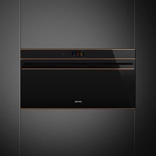 SMEG SFPR9604TNR DOLCE STİL NOVO SİYAH CAM BAKIR ESTETİK PİROLİTİK FIRIN