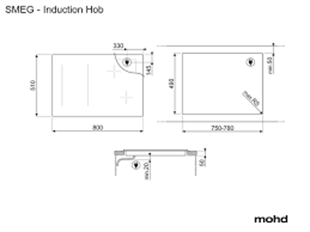 SMEG SIM1864DG LİNEA NEPTUNE GREY ANKASTRE İNDÜKSİYONLU OCAK