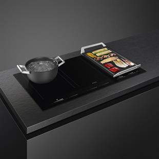 SMEG SIM1964D LİNEA SİYAH ANKASTRE İNDÜKSİYONLU OCAK