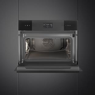 SMEG SO4102S3B3 LİNEA GALİLEO STEAM100 DEEP BLACK KOMBİ BUHARLI FIRIN