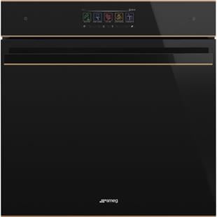 SMEG SO6606WAPNR DOLCE STİL NOVO SİYAH CAM BAKIR ESTETİK BUHARLI VE MİKRODALGALI FIRIN