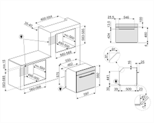 SMEG SOP6102TG LİNEA GALİLEO NEPTUNE GREY PİROLİTİK FIRIN